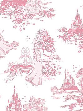 Disney Kids Princess Toile Wallpaper