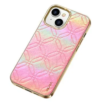 Sulada Electroplating iPhone 14 Coated Case - Red