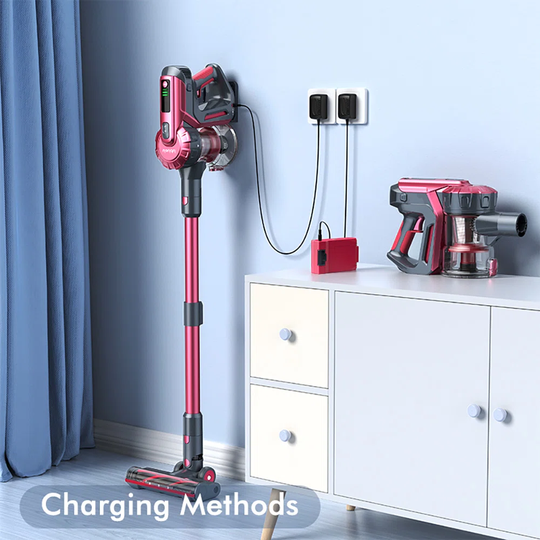 Powerful 265W Cordless Stick Vacuum Cleaner For Carpet, By Lubluelu, Model 06