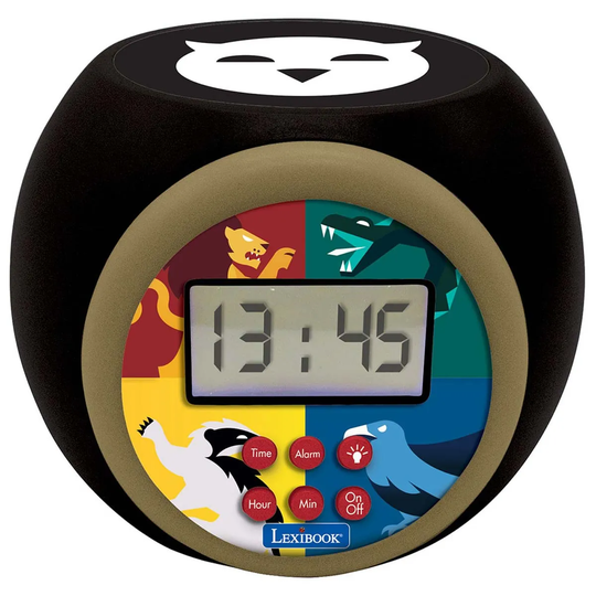 Lexibook Harry Potter Childrens Projector Clock With Timer