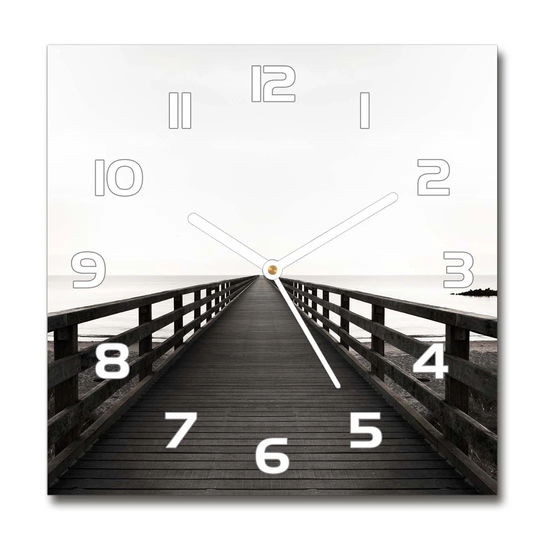 Iasmina Wooden Pier Silent Wall Clock