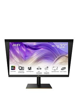 Msi Summit Ms321Up, 32 Inch, 4K Uhd, 60Hz, Hdr 600, Ips Flat Monitor