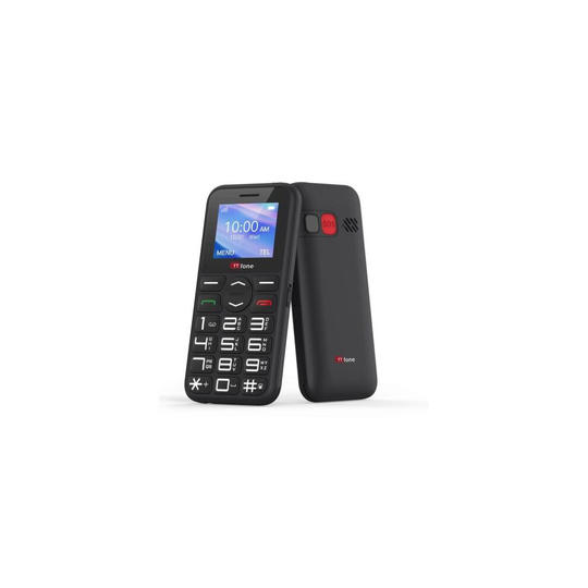 (Unlocked, Black) TTFONE TT190 Single SIM