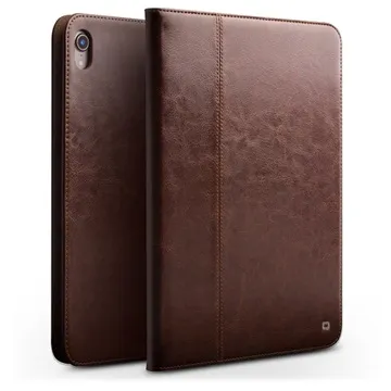 Qialino Classic iPad Pro 12.9 (2018) Folio Leather Case - Brown