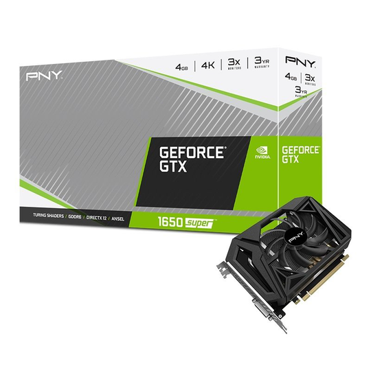 PNY GeForce GTX 1650 SUPER Single Fan Graphics Card
