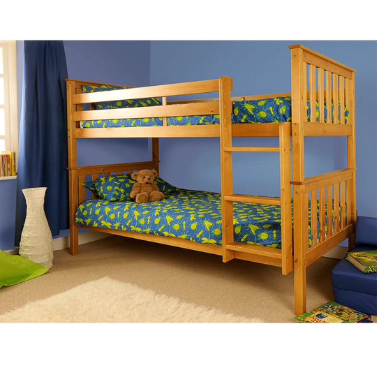 SleepOn Chelsea Single Bunk Bed Caramel