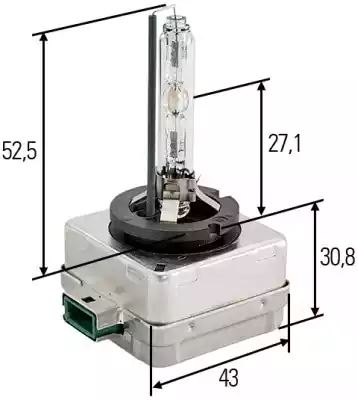 Bulb Hid Lamp D3S 35W 8GS009028-311 by Hella