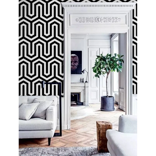 Lameria Utensil Geometric Minimalist Scandinavian Wallpaper