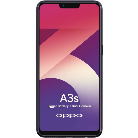 (Unlocked, Dark Purple) OPPO A3s Dual Sim | 64GB | 4GB RAM