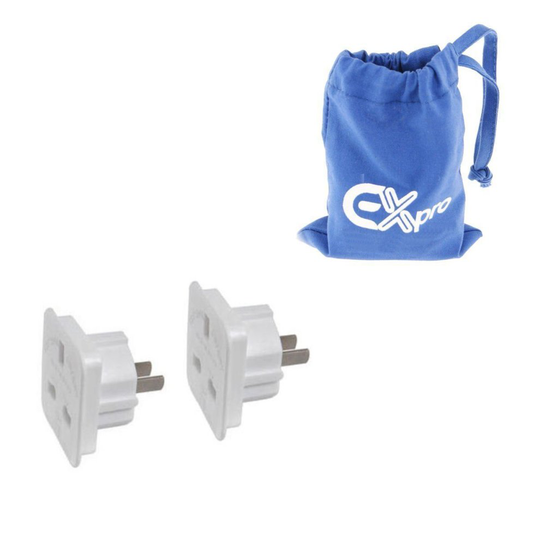 Ex-Pro UK to US/Australian Adapter Travel Plug - 2 Pack