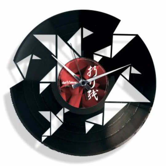 Origami Inspired Vinyl 30cm Silent Wall Clock