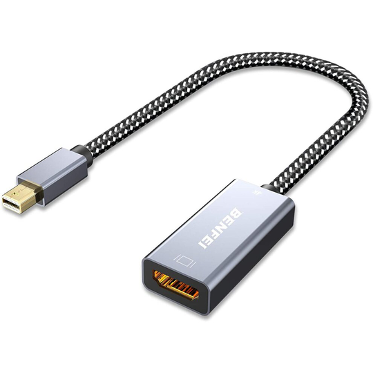 Mini DisplayPort to HDMI Adapter 4K, BENFEI Thunderbolt to HDMI Converter for MacBook Air, iMac, MacBook Pro, Surface Pro 3/4/5[Gold-Plated
