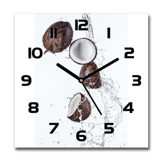 Ikai Coconut with Water Silent Wall Clock