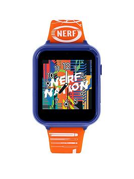 Hasbro Nerf Blue &Amp; Orange Interactive Silicone Strap Smart Watch