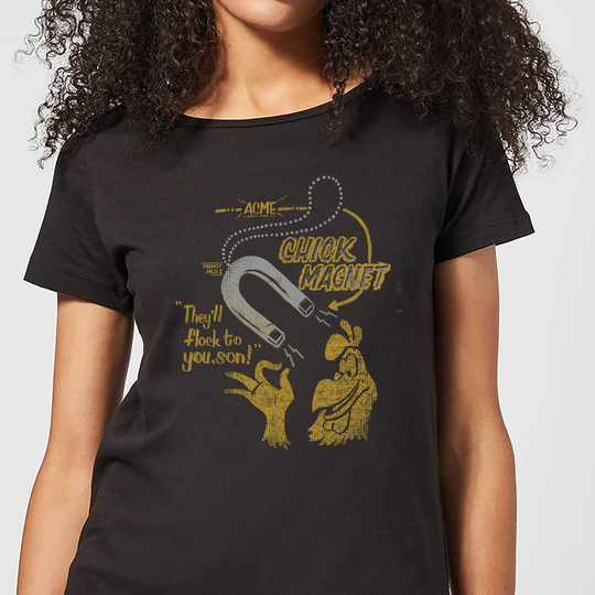 Looney Tunes ACME Chick Magnet Women's T-Shirt - Black - S - Black