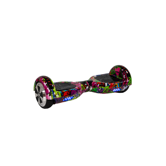 (Graffiti Pink) Gift Gadgets X-Series 1 LED Bluetooth Hoverboard
