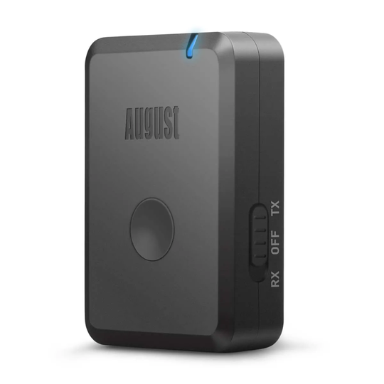 August Bluetooth Audio Receiver & Transmitter MR260B - 2 In 1 Add Bluetooth To Any Audio Source Or Playback Device