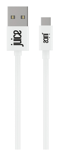Juice USB A to USB C 1m Charge Cable - White