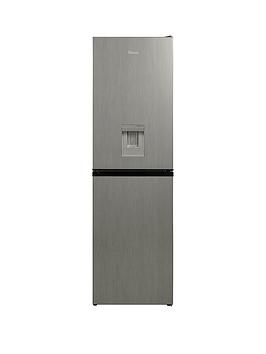 Swan Sr158120S 54Cm Wide, 183Cm High Freestanding Frost-Free Fridge Freezer With Water Dispenser - Silver