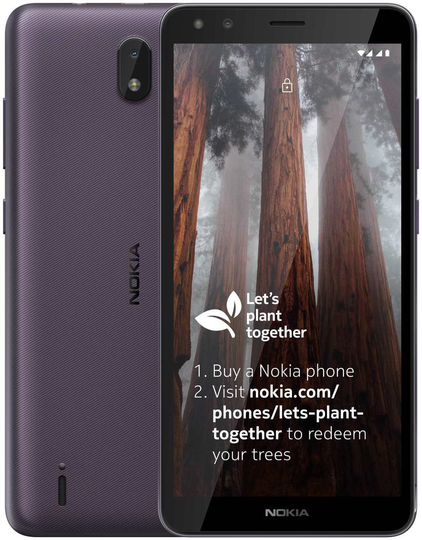 SIM Free Nokia C01 Plus Mobile Phone - Purple