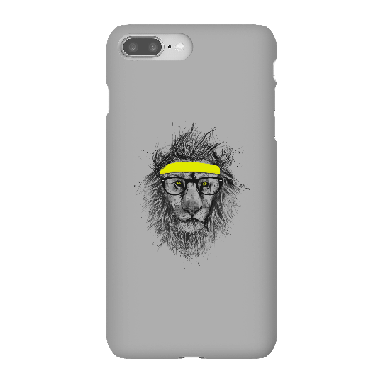 Balazs Solti Lion And Sweatband Phone Case for iPhone and Android - iPhone 8 Plus - Snap Case - Gloss