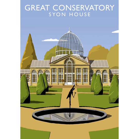 Great Conservatory Syon House by Richard O'Neil - Graphic Art Print on Paper