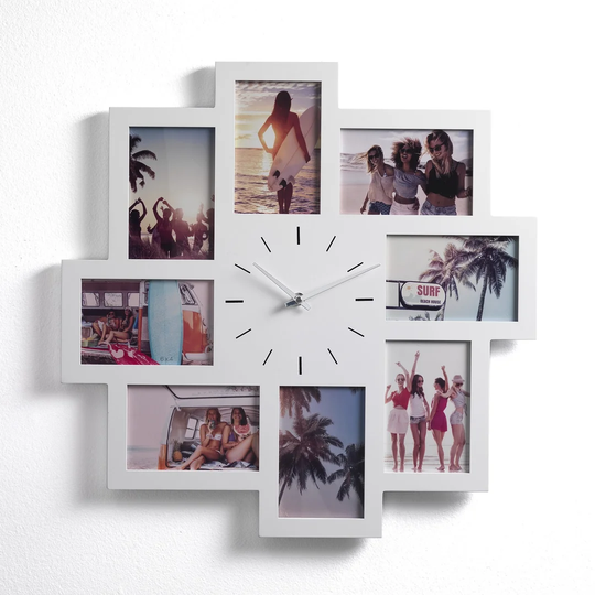 Olly Photo Holder Silent Wall Clock