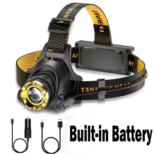 10000LM Rechargeable LED Headlight Flashlight Head Torch Fish Light