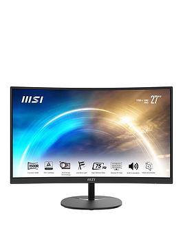 Msi Pro Mp271C 27 Inch, Full Hd, 75Hz, 1Ms, Amd Freesync, 1500R Curved Console Gaming Monitor