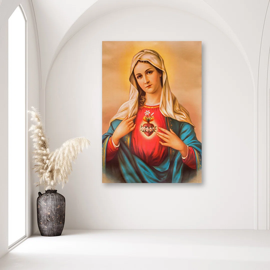 Canvas Print The Heart Of The Virgin Mary
