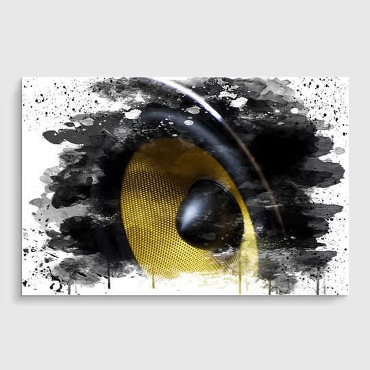 'Speaker Hi-Fi' Graphic Art Print Poster
