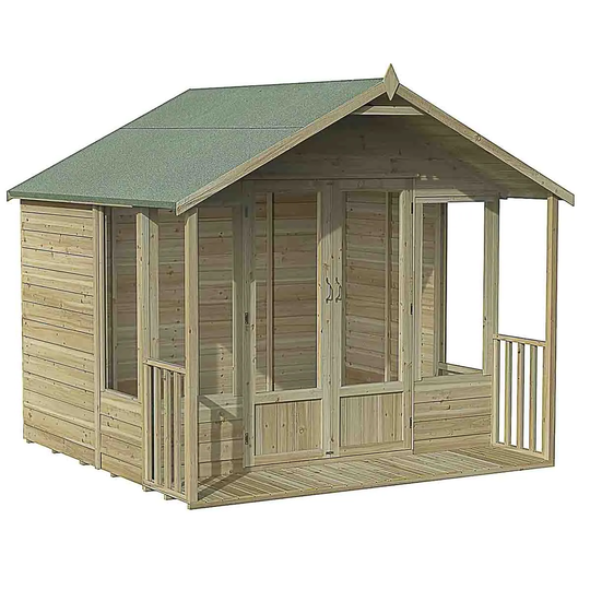 Forest Garden Oakley 8x8ft Overlap Apex Summerhouse