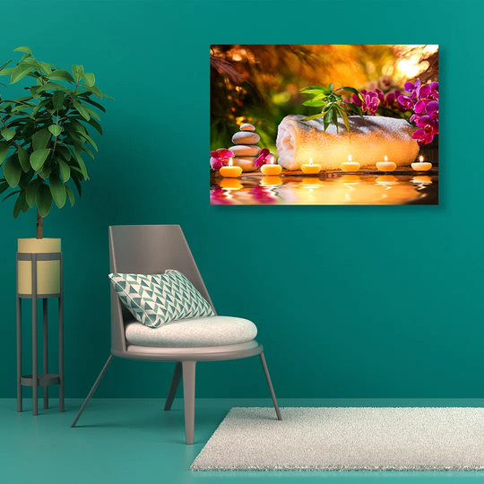 Canvas Print, Religious Orange 16845