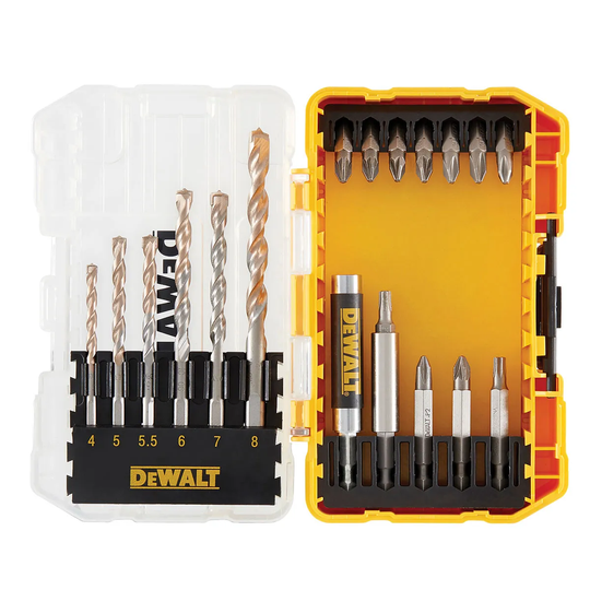 Dewalt DT70712 Extreme Masonry Drill Drive Set - 19 Piece