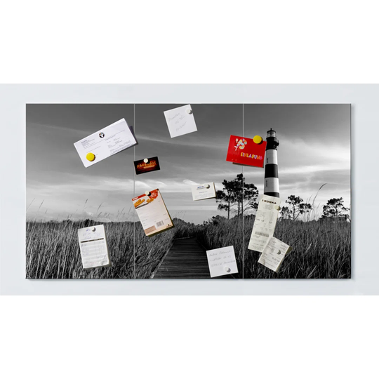 Lighthouse Magnetic Wall Mounted Cork Board