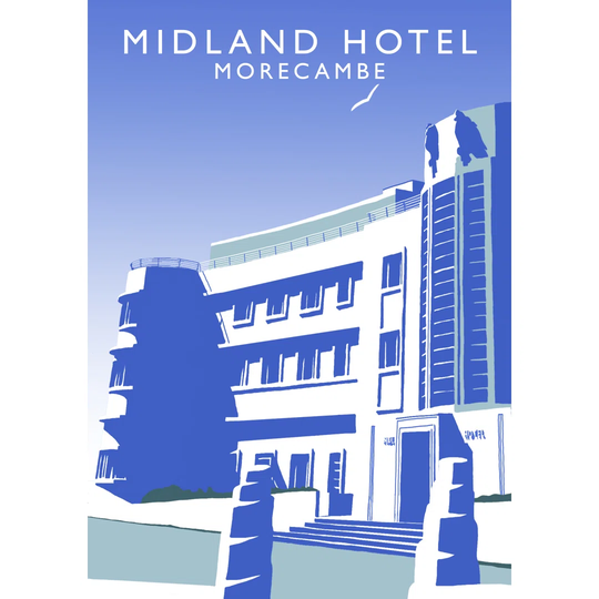 Midland Hotel by Richard O'Neil - Graphic Art Print on Paper