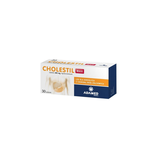 CHOLESTIL MAX 200mg relief of spasms of bile duct - 30tablets