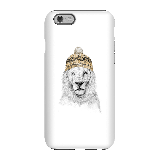 Balazs Solti Lion With Hat Phone Case for iPhone and Android - iPhone 6 - Tough Case - Matte
