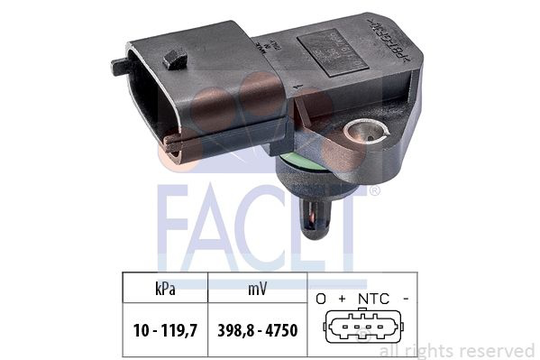 Air Pressure Sensor, height adaptation Made in Italy - OE Equivalent 103098
