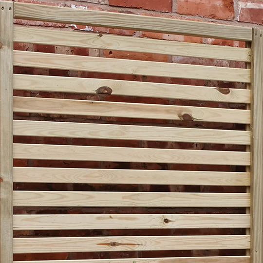 Rowlinson Garden Creations Horizontal Slat Screens Pack of 4