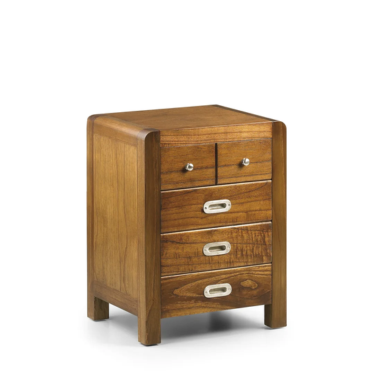 Flash 5 Drawer Bedside Table