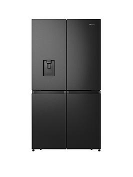 Hisense Rq758N4Swf1 91Cm Width, Total No Frost American Fridge Freezer - Pure Flat Design