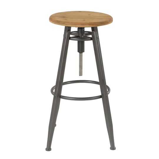 Briggs Height Adjustable Bar Stool