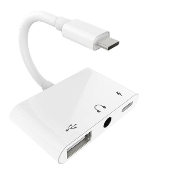 Type C Adapter 3.5 Audio Adapter 3.5 Usb One Point Three Multi-Function Adapter Usb Interface Charge