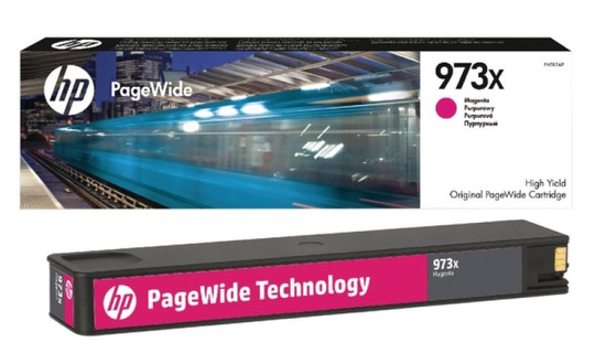 HP 973X High Yield Magenta Original PageWide Cartridge