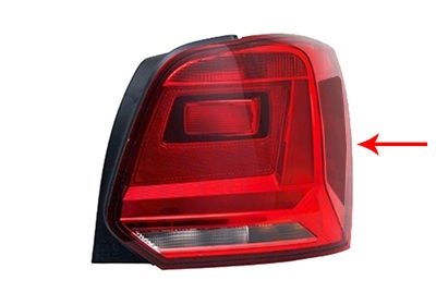 Combination Tail Light 5814926 Van Wezel 5814926