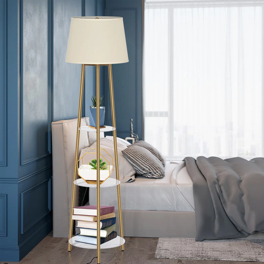 Crotzer 158.5Cm Gold Tripod Floor Lamp