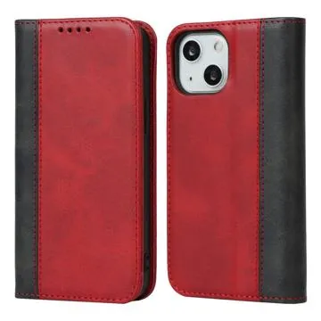 Elegance Series iPhone 14 Plus Wallet Case - Red / Black