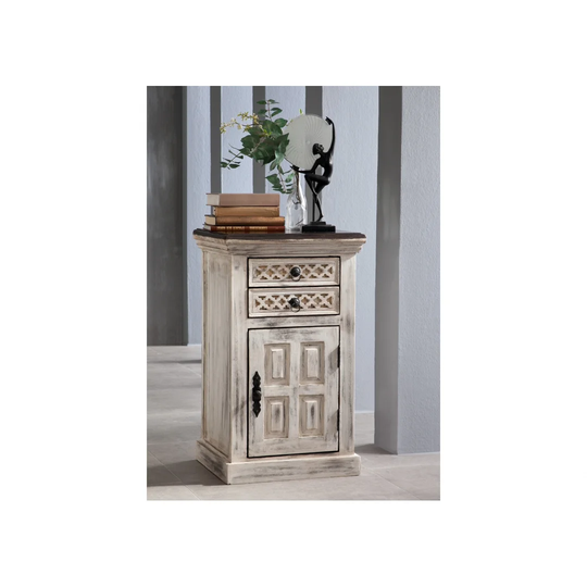 Castle 2 Drawer Bedside Table