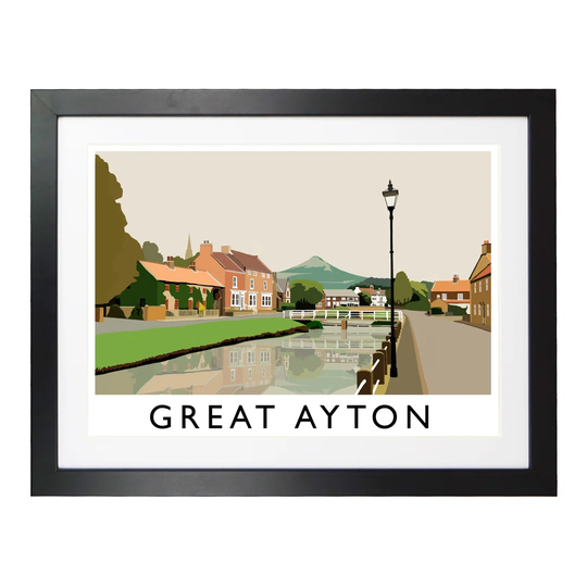 Great Ayton by Richard O'Neil - Graphic Art on Paper